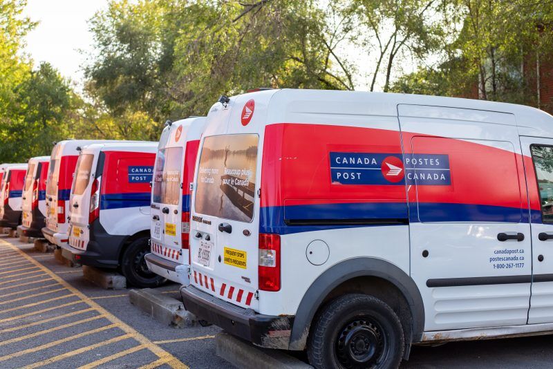 expedited parcel shipping time canada post